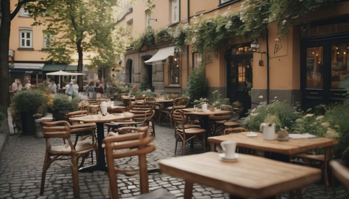 bakgårdscaféer